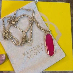 Kendra Scott Necklace Pink and Gold
